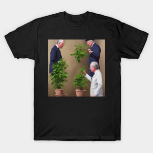 King Charles Talks To A Pot Plant T-Shirt